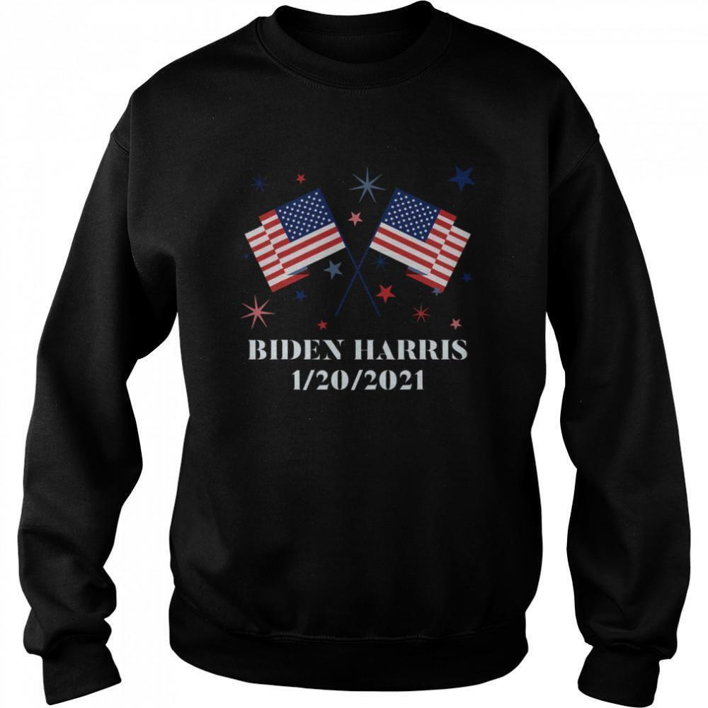 Biden Harris 1202021 Inauguration American Flags Sweatshirt